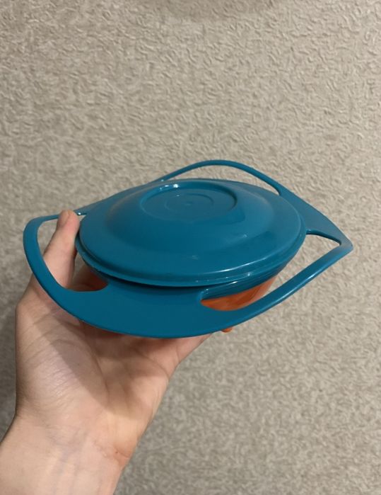 Тарелка детская перевёртыш, непроливайка