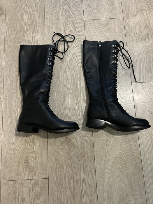 Продам сапоги кожаные