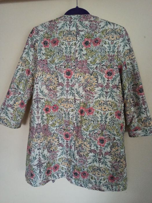 narzutka marynarka bawełna zara S