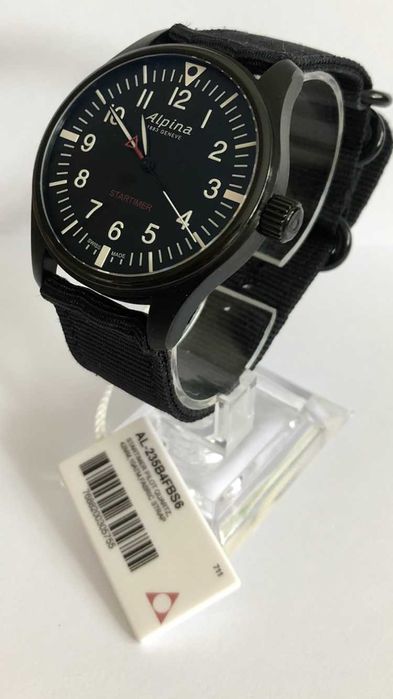 Alpina Geneve, Startimer Pilot, AL-235B4FBS6, męski, oryginalny 42mm