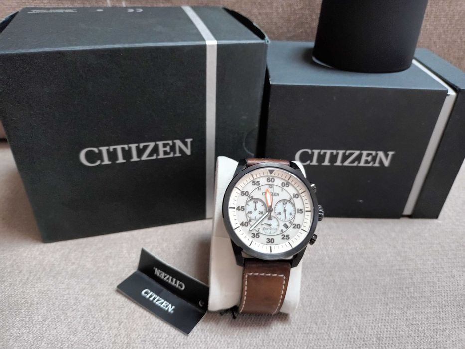 CITIZEN CA4215-04W ECO DRIVE Chronograf  45mm