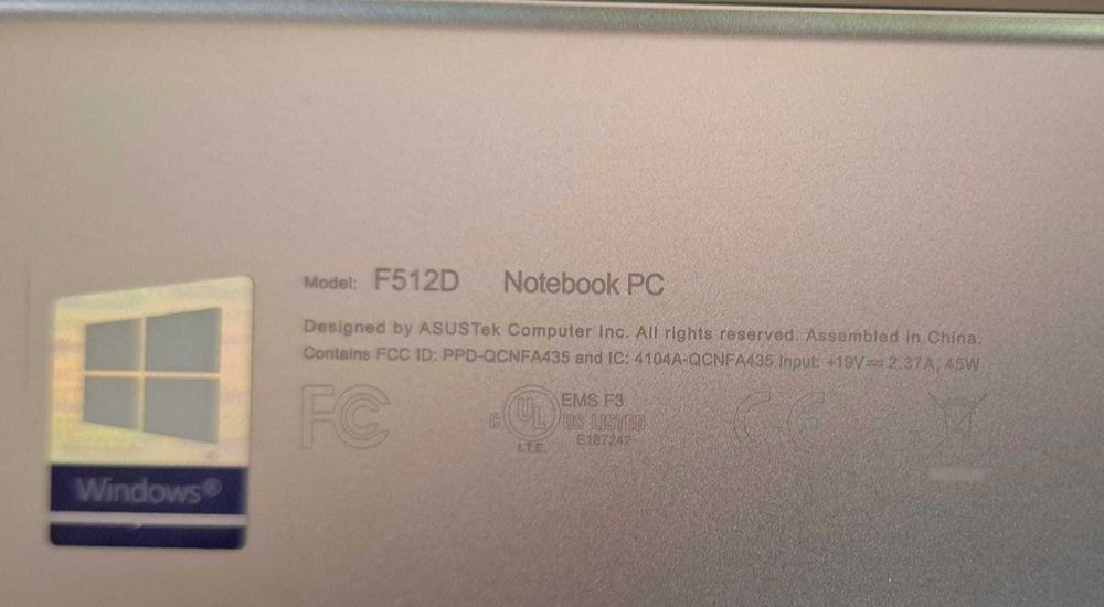 Portátil ASUS F512D 12Gb 1T