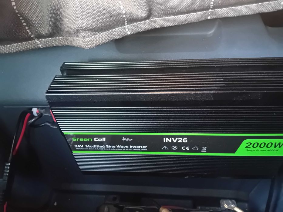 Inversor 24v, 2000w/4000w 1 mês de uso