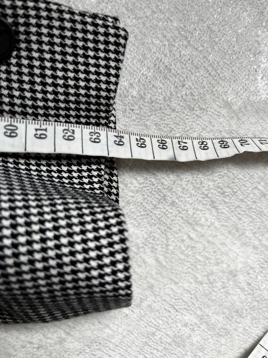 Zara marynarka w kratkę modna czarna 48 M jesień okazja