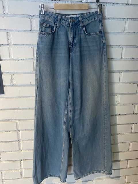 Jeansy Bershka wide leg - super!