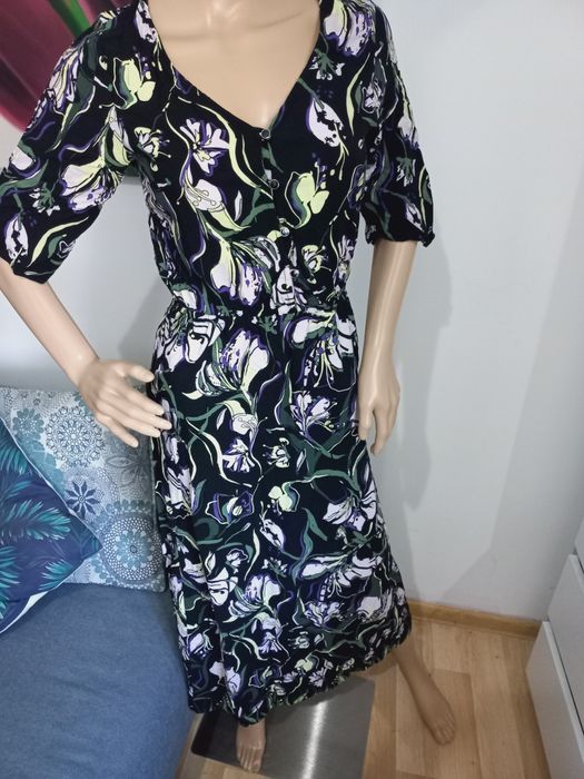 Dluga sukienka letnia 100 viskoza.  Xs