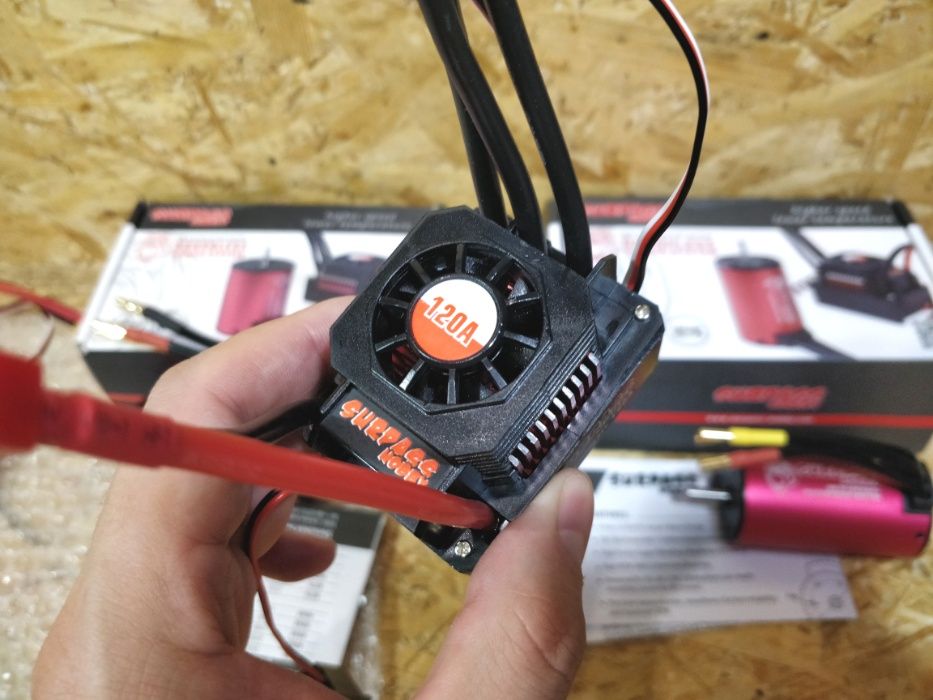 RC БК система мотор регулятор 1/8 4S, 6S (traxxas arrma losi hpi hsp)