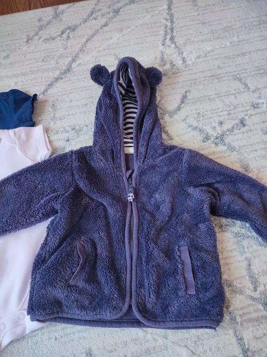 Kurteczka/bluza niemowlęca misiowa dla dziewczynki