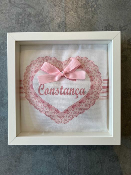 Quadro " Constança " com 25cmx25cm