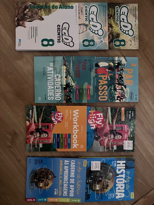 Livros escolares 8 ano