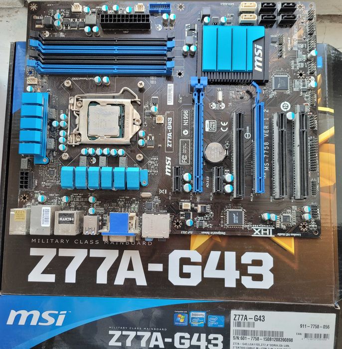 Комп'ютерні комплектуючі для системного блоку Intel core i5 3550 +