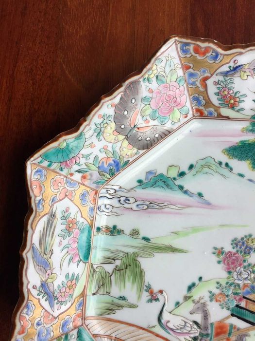 SALDOS -- Prato grande 28 cm  Companhia das Indias -- MANDARIN