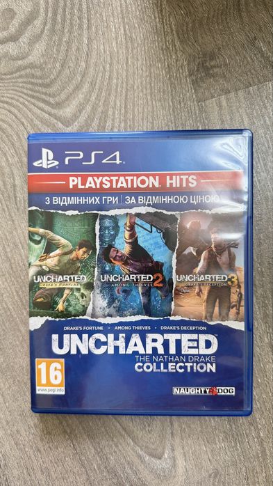 Uncharted Collection PS4 (3 гри) | ідеальний стан