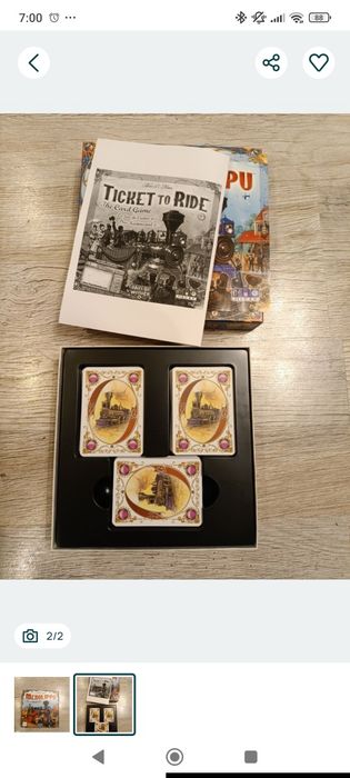Ticket to Ride The Card Game Wsiąść do Pociągu gra karciana