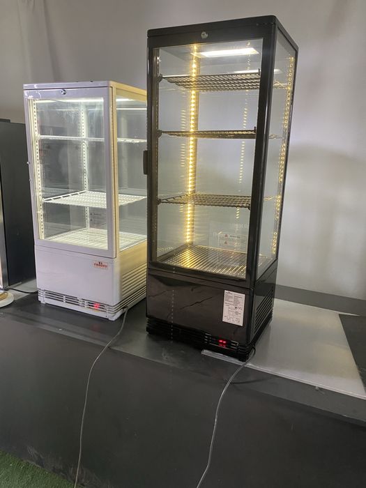 Холодильная кондитерская витрина настольная напольная Ларь Холод Куб
