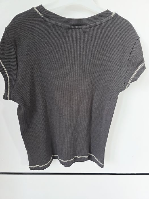 Koszulka t-shirt prążek H&M rozmiar 146/152 cm
