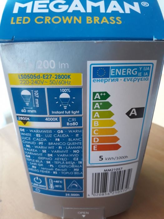 Lâmpada LED para maquilhagem