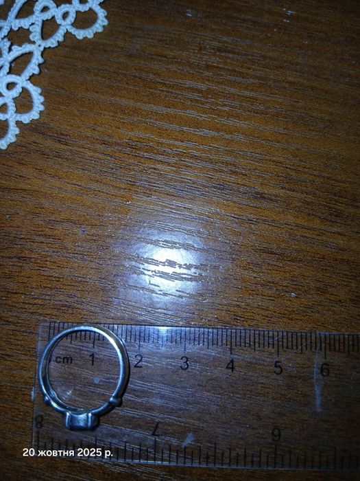 Срібні прикраси,сережки і каблучка