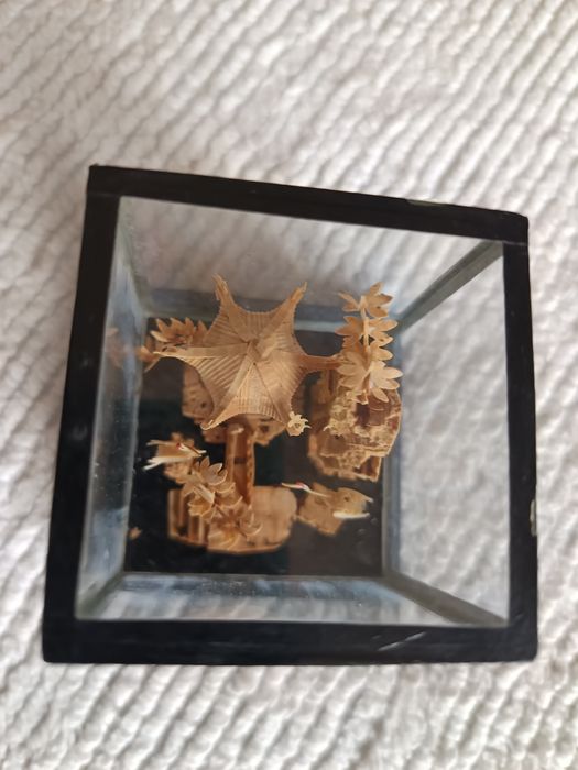 Caixa de artesanato miniatura chinesa