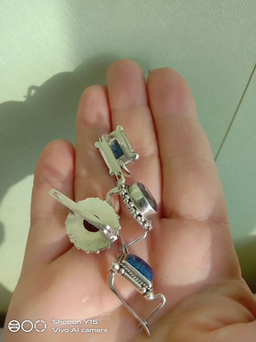 Серебряные изделия с натуральными камнями