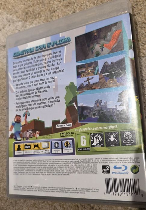 Jogo PS3 Minecraft