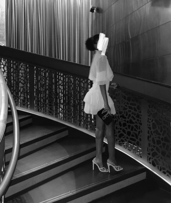 Vestido branco em bom estado