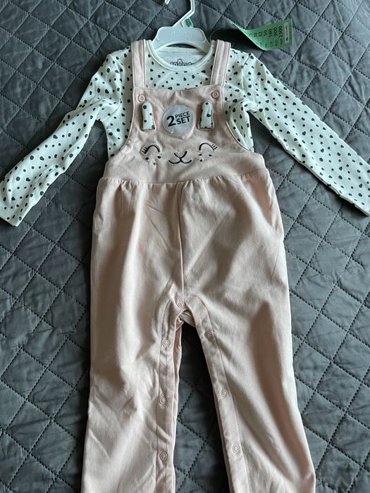 Набір бодіко з довгим рукавом та комбінезон