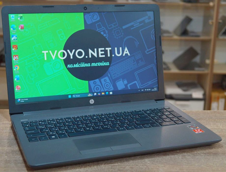 ГАРАНТІЯ HP (FullHD/Ryzen 3 2200U/RAM 16гб DDR4/SSD 240гб)TVOYO