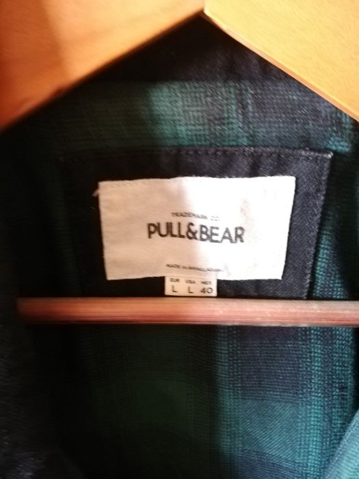 Casaco/Blusão "Pull&Bear" de ganga com forro. ( L)