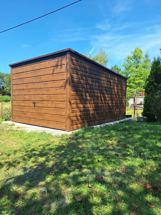 Garaże Blaszane Domki Ogrodowe Wiaty Śmietnikowe