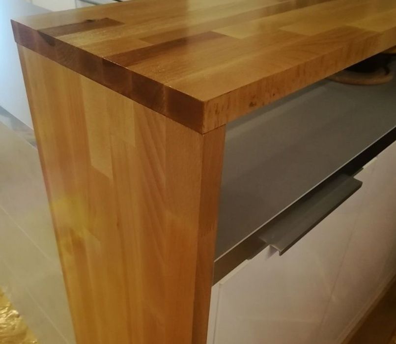 Blat BUK lity surowy klejonka gr 27 mm NEW długość NA WYMIAR