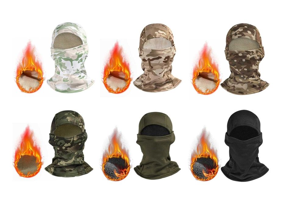 Маска балаклава підшоломник тактична літня зимова утеплена