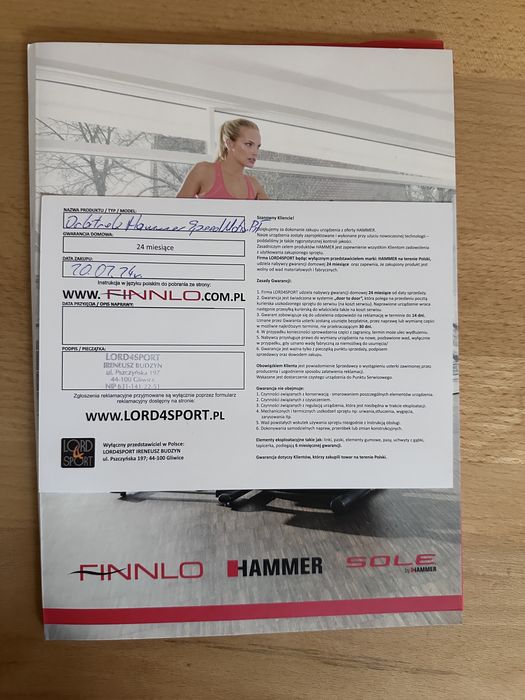 Orbitrek Hammer SpeedMotion BT