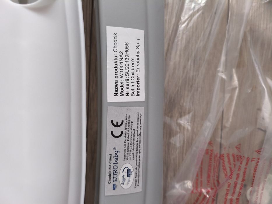 Chodzik dziecięcy EURO baby W1001NA2 grey