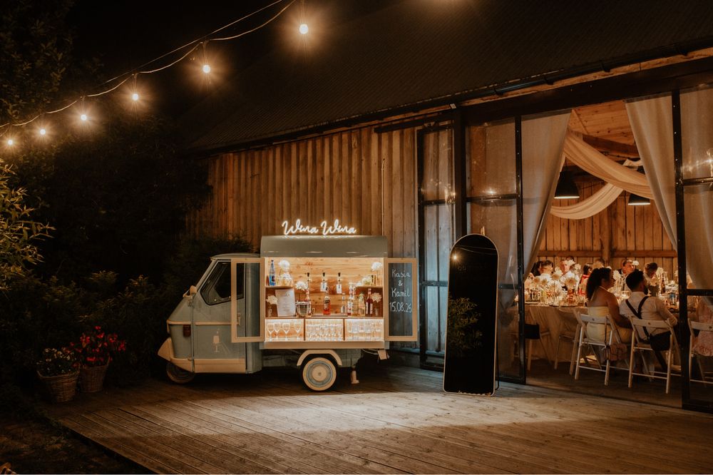 Prosecco Van Piaggio Ape Mobilny Bar Event Wolne terminy