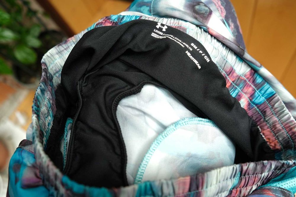 Szorty UA Under armour heatgear turkusowe lekkie sportowe