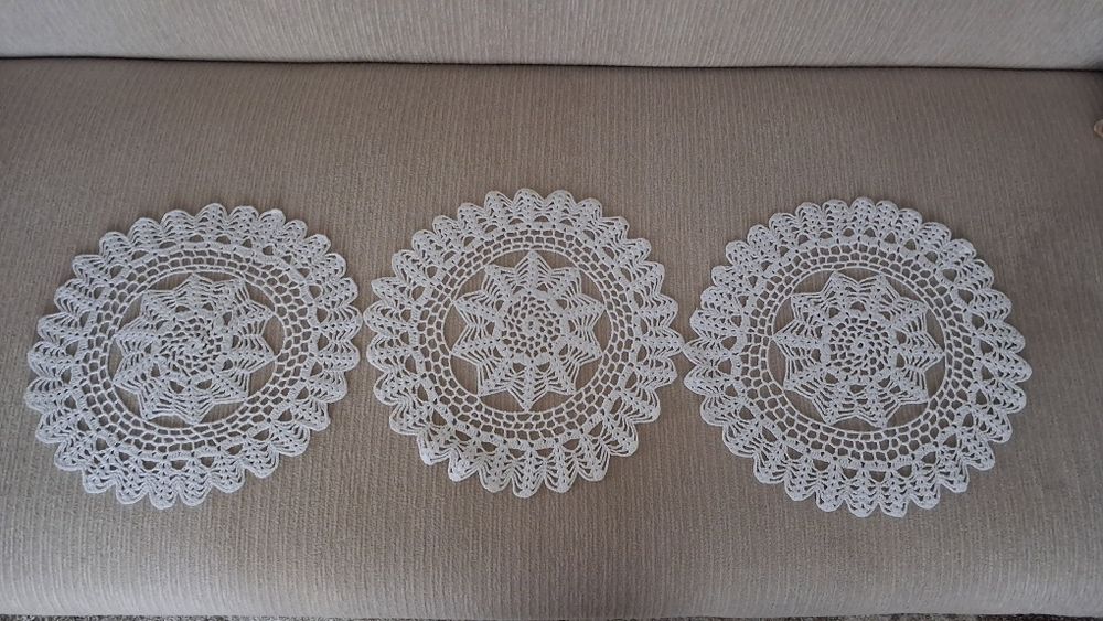 Rękodzieło - serwetki dziergane