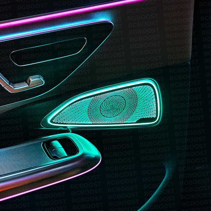 Подсветка Mercedes Benz E-Class W214 Burmester Твиттеры 4D / Динамики