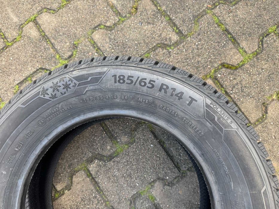 4x Nowe opony Zimowe 185/65r14 BARUM POLARIS 5 (2024r)