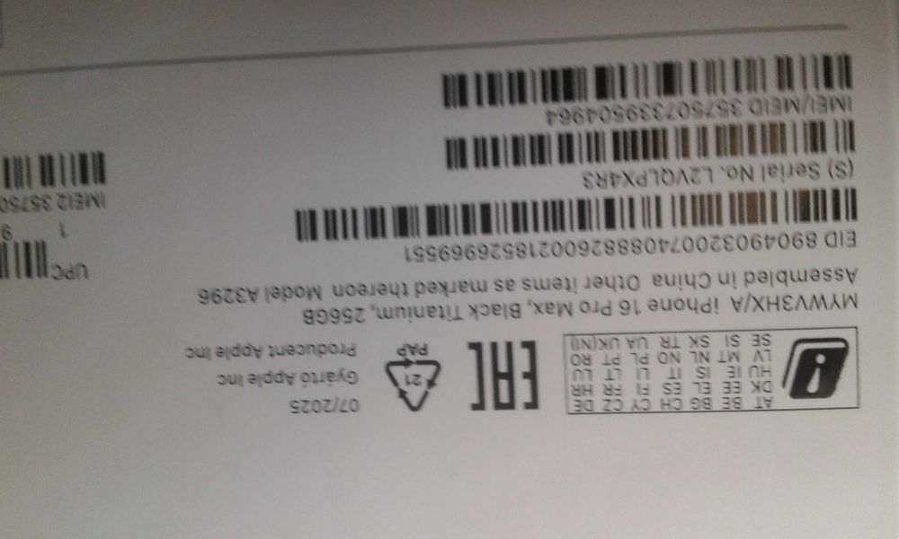 iPhone 16 Pro Max czarny tytan NOWY!!!