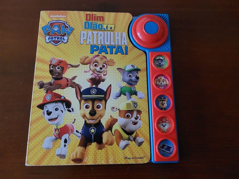 Dlim Dlão, É a Patrulha Pata - livro interactivo