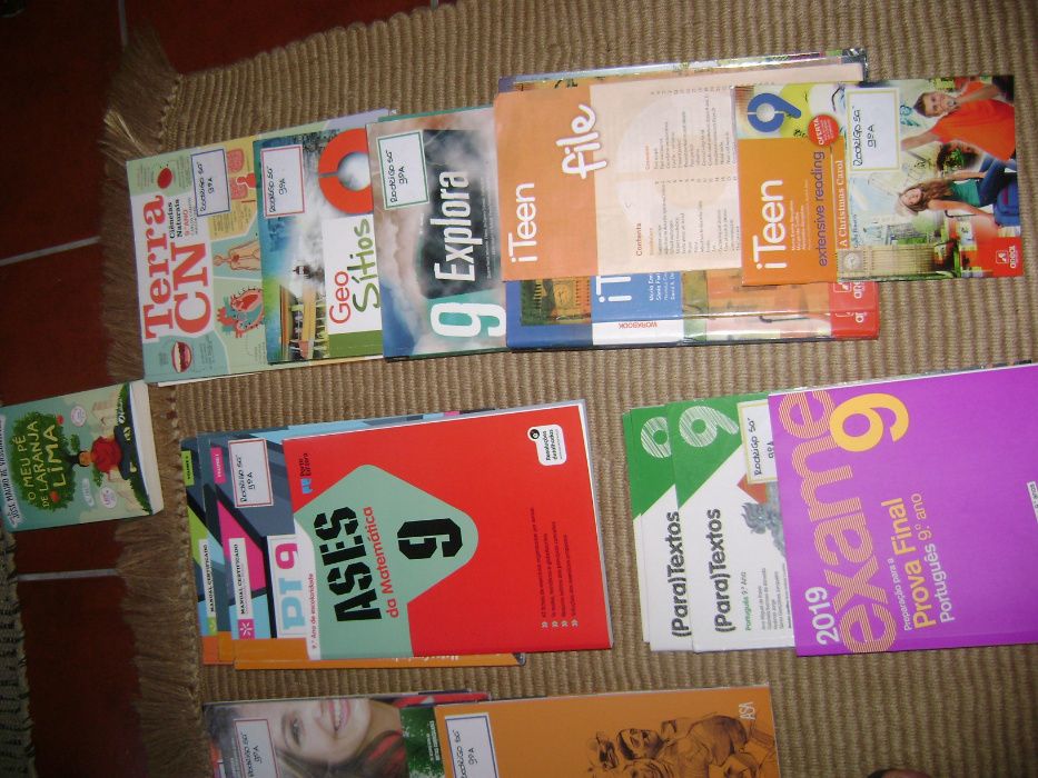 livros escolares 9º ano e plano nacional leitura