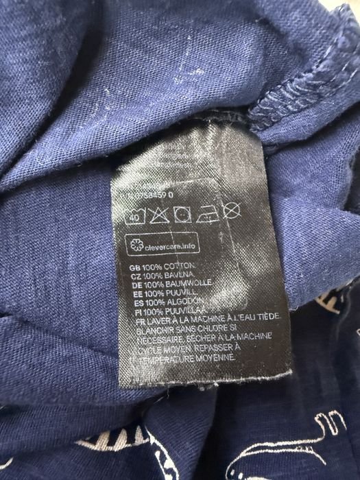 Bawełniana bluzka w dzikie zwierzęta dla chłopca