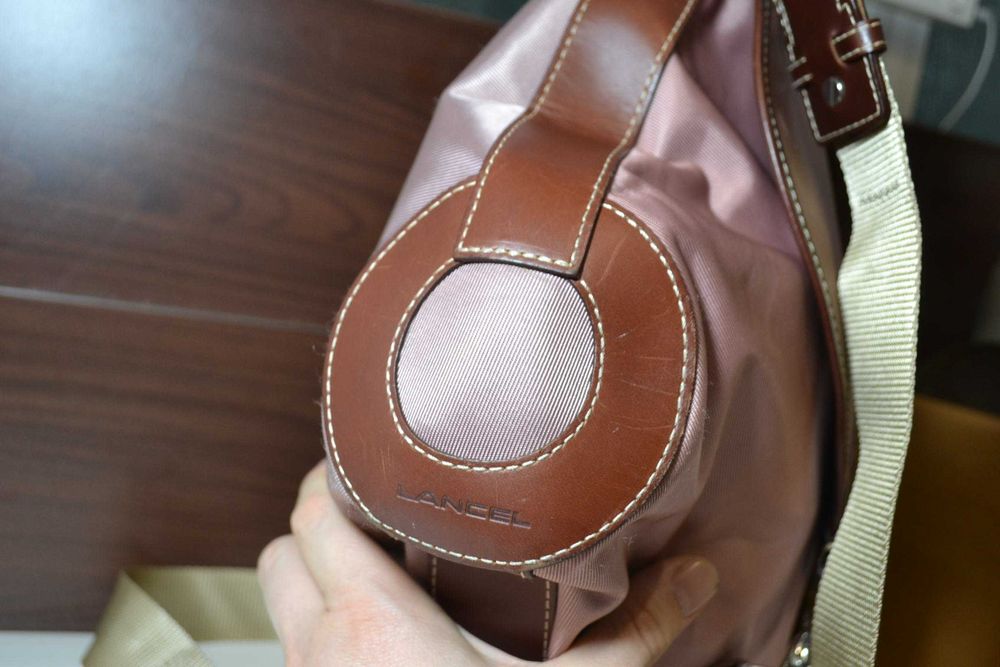 lancel paris сумка жіноча оригінал почтальонка кросбоді