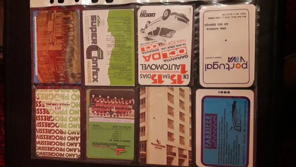 Coleção 157 calendários desde 1980