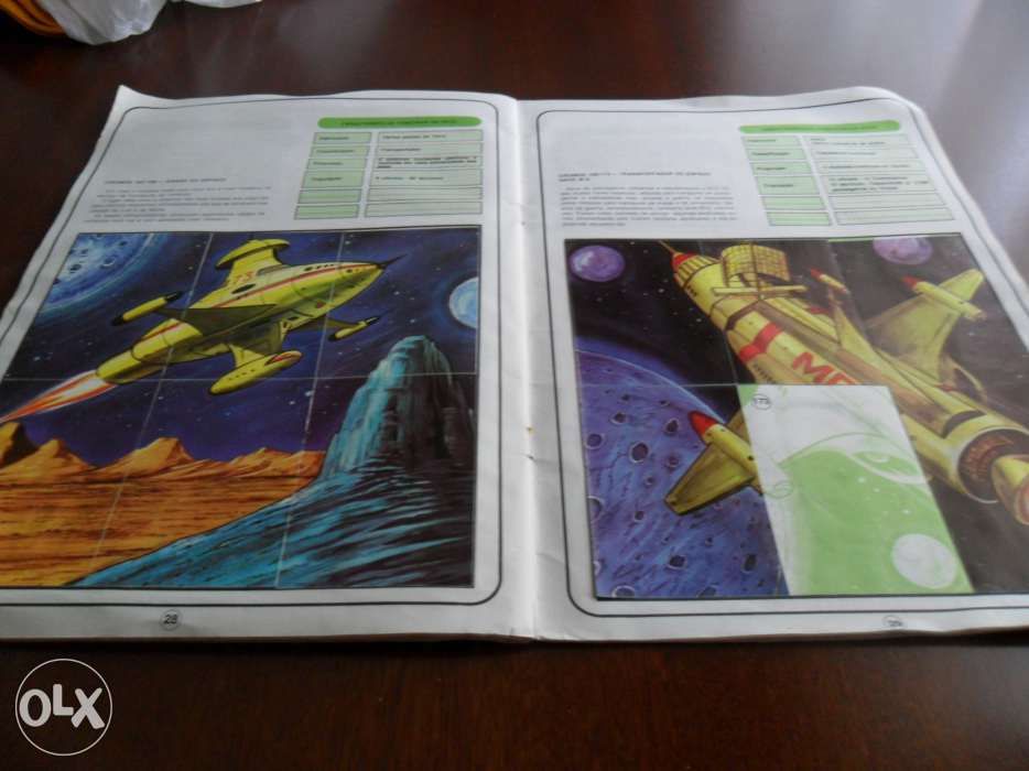 Caderneta Ag. Port. Revistas "Naves espaciais 2000 a 2050"