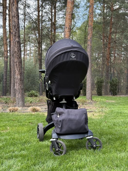 Wózek Stokke Xplory Black spacerówka gondola stan bdb