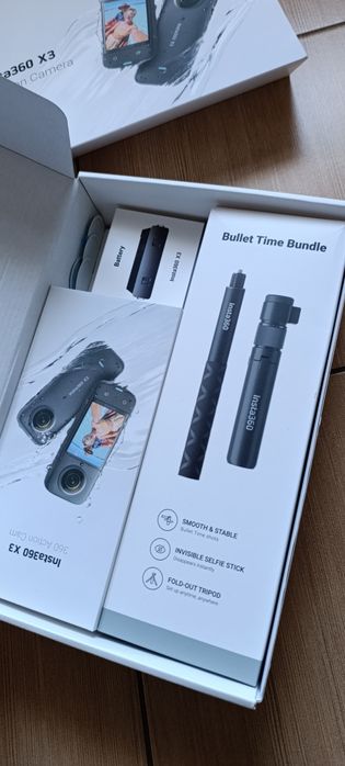 Insta360 X3. Zestaw Creator Kit+ dodatkowe akcesoria