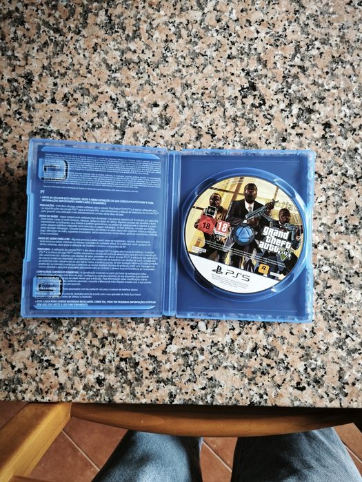 GTA 5 para PS5 em perfeito estado.