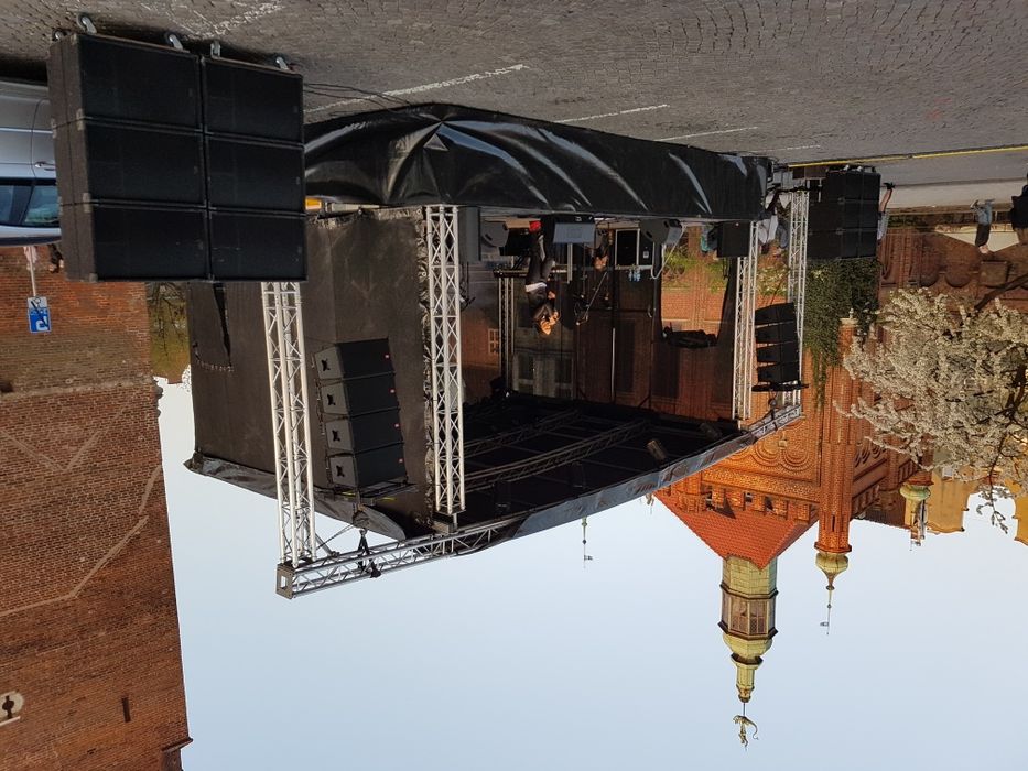 Scena Mobilna estrada scena mobilna 8 x 6m wynajem atestowana